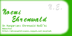 noemi ehrenwald business card